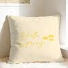 Yellow Tulip Bicycle And Hello Sunshine Pillow Case  Soft Pillow Cover Funny Pillowcases For Sofa Home Decor