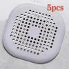 2/5pcs Bathroom Shower Hair Filter Kitchen Sink Plug Sink Filter Bathroom Accessories Floor Drain Silicone Bathroom Accessories