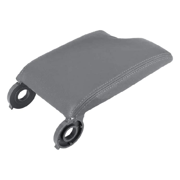 Professional Center Console Armrest Synthetic Leather Cover for E46 2001-2006 серый