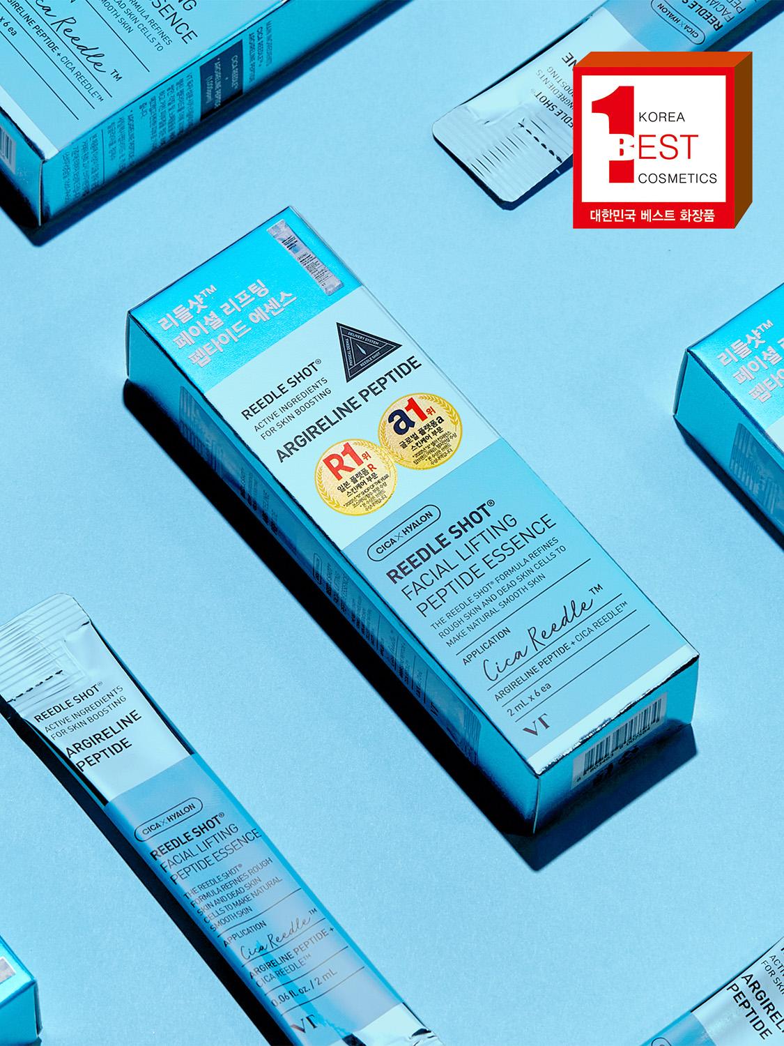 VT RIDESHOT Facial Lifting Peptide Essence 2ml x 6pcs 1ea