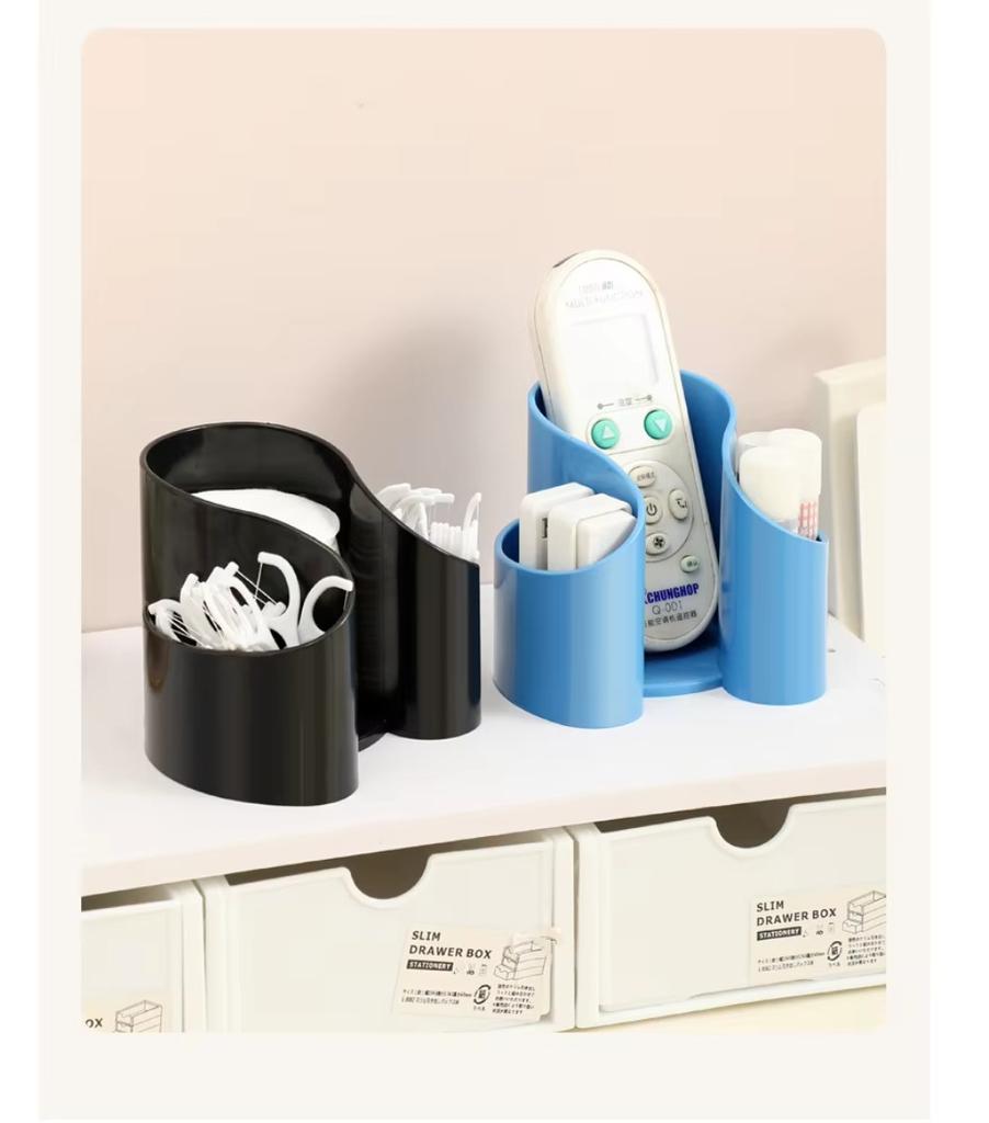 Cotton Pad QTips Holder, Bathroom Cups Dental Floss Dispenser, Storage Organizer for QTips Paper Cup Cotton Pad Floss, Bathroom
