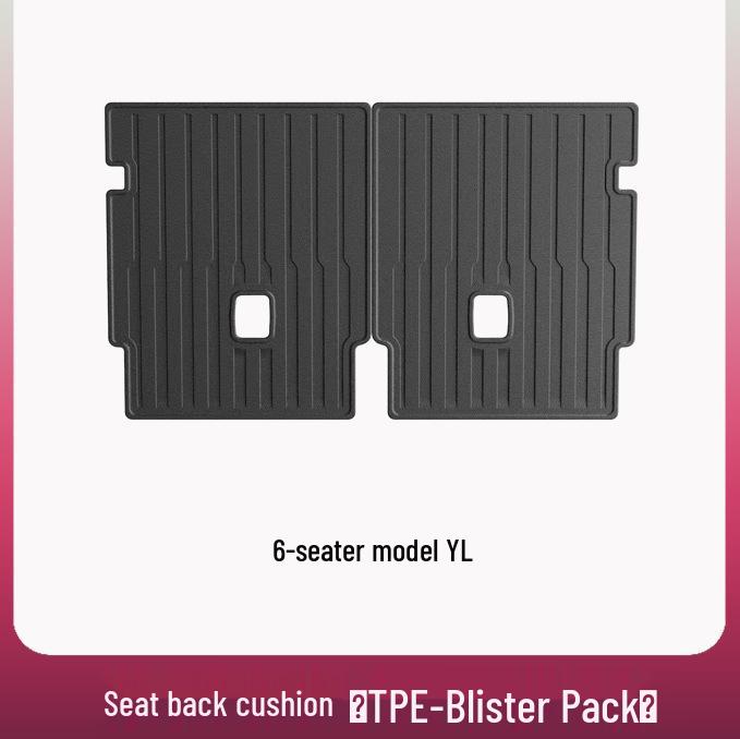 Tesla Model Y/3 Rear Seat Backrest Pad & Trunk Mat - Tail Box Car Accessory