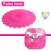 Brand New Cup Lids Lids Diamond Handle Diamond Lid Kitchen Supplies
