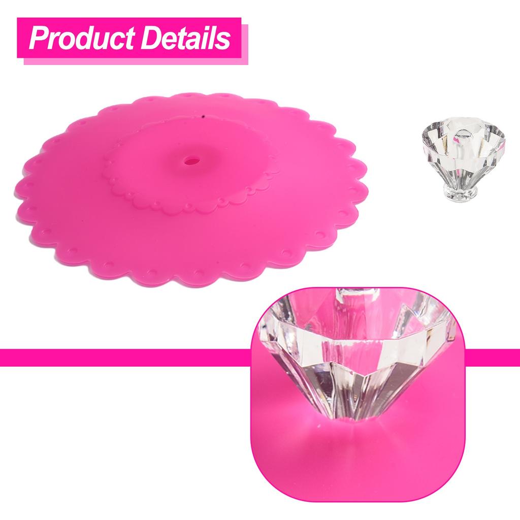 Brand New Cup Lids Lids Diamond Handle Diamond Lid Kitchen Supplies