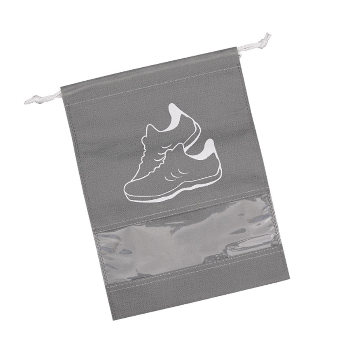 

5pcs-Non Woven Shoe Bag Storage Bag Shoe Storage Drawstring Tie Mouth Shoe Storage Bag Dust Bag Drawstring Shoe Bag