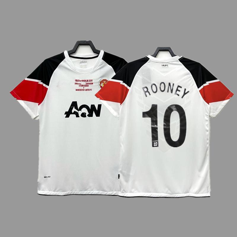 Man L Retro Jersey Football Jersey No. 7 Beckham Cantona C Ronaldo Rooney Giggs Jersey