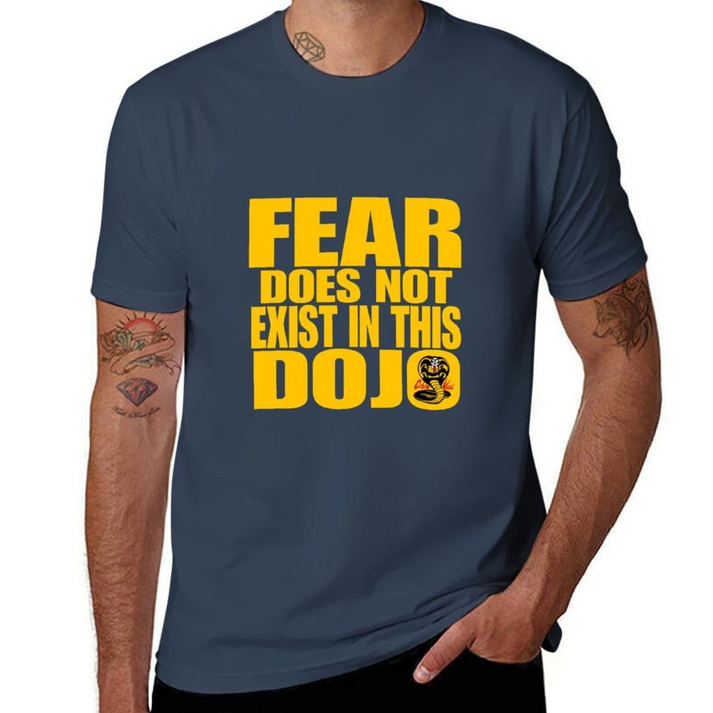 Camiseta Fear Doesn't Exist In This Dojo camisetas para homem pack camiseta de algodão homem camiseta de designer