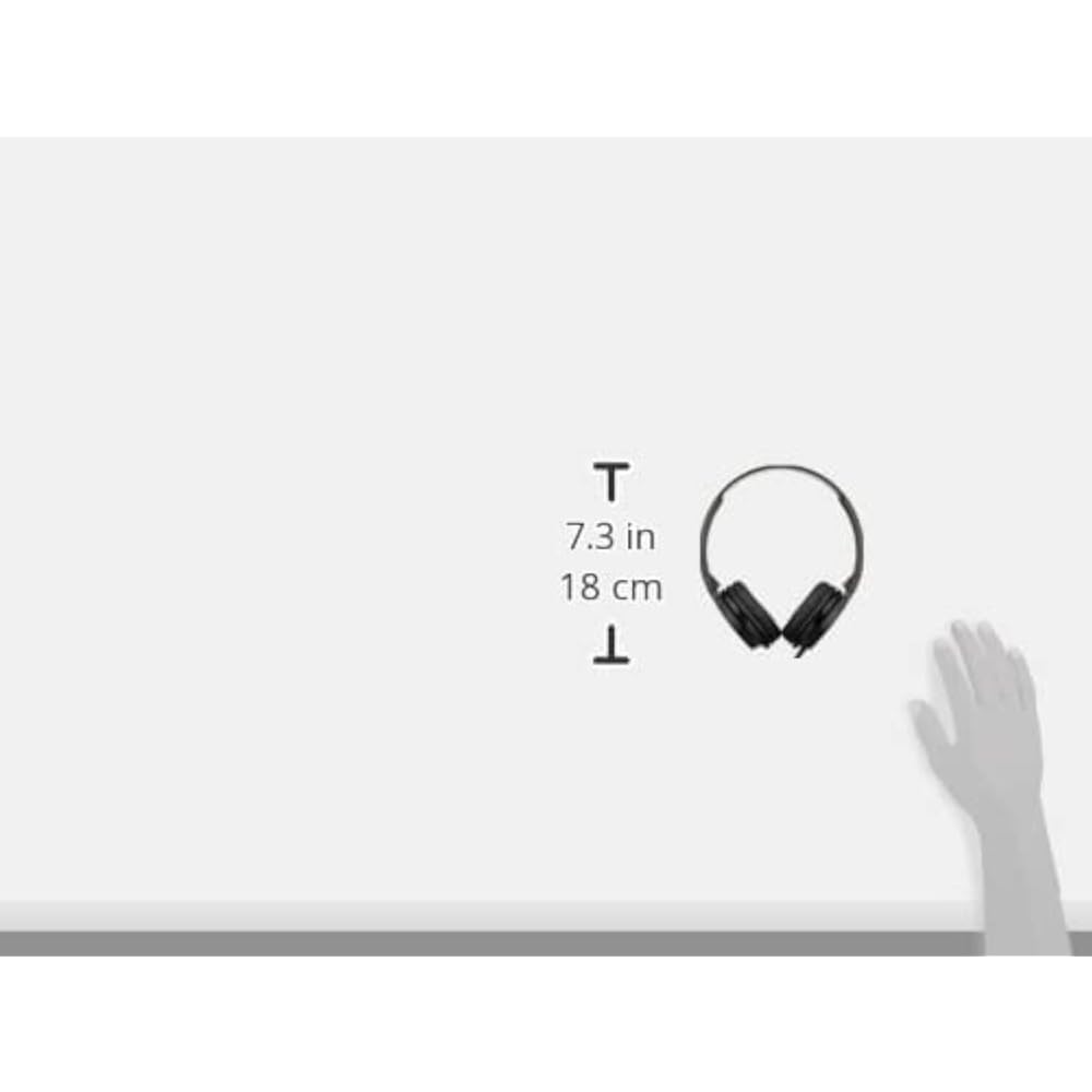 Audio-Technica ATH-S100 BK Headphones, Wired, STREET MONITORING, DJ, Portable, On-Ear Headphones,...