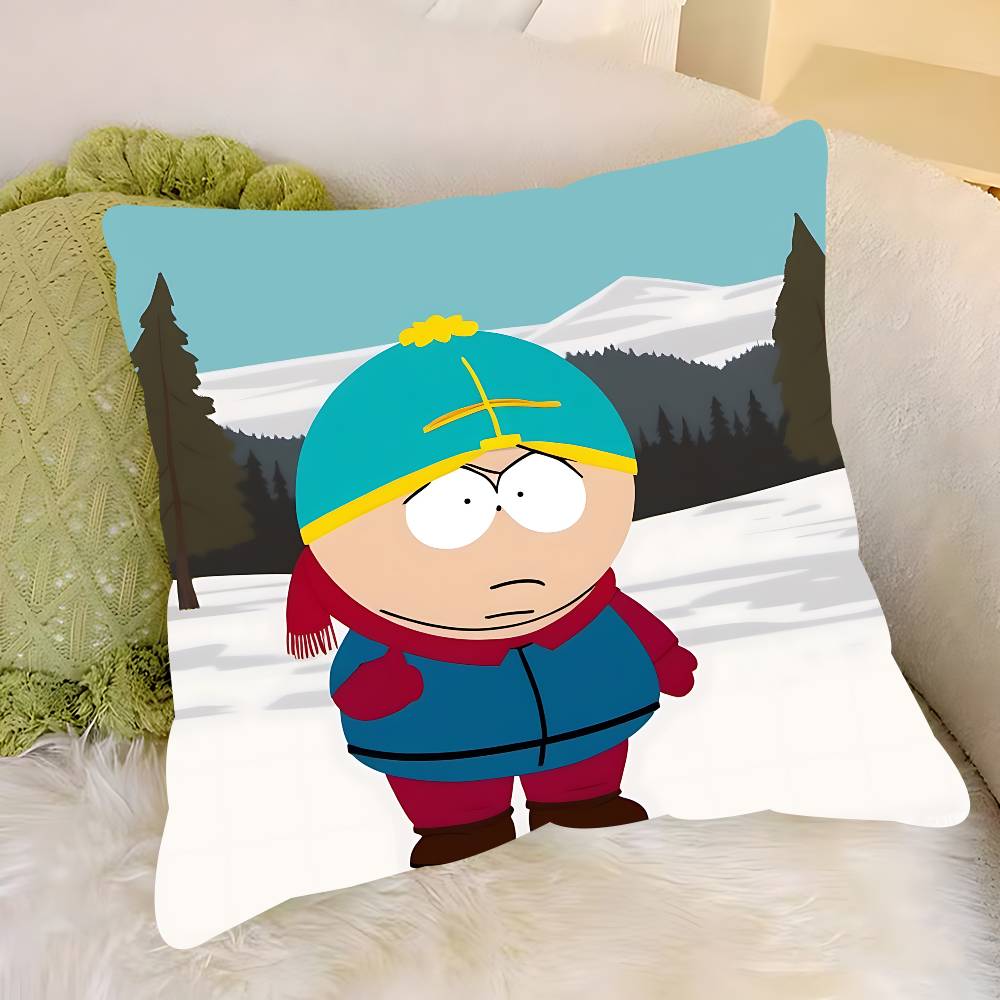 E-Eric Theodore Cartman Kissenbezug Abnehmbarer Waschbarer Kissenbezug – Ganzjahresweichleinen