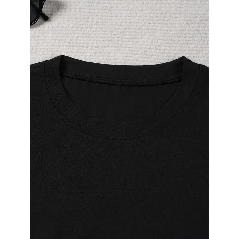 Rozmiar europejski Duża część mojego serca mieszka w niebie i jest to moja mama." Okrągły dekolt casualowa sezonowa uniwersalna koszulka