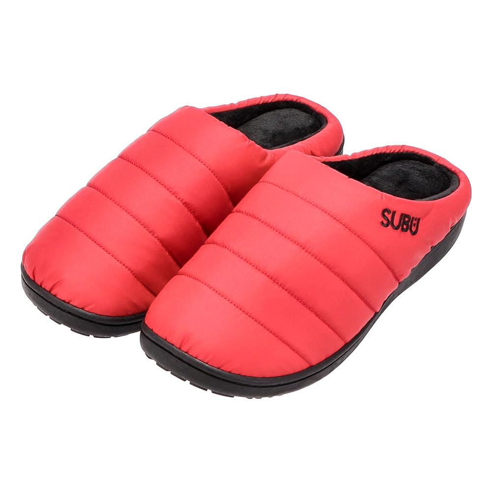 SUBU Winter for Men and Warm Room Down and Outdoor Cold Weather F Sandals/Slippers Women, Shoes, Jackets, Wear, Protection, Unisex, LINE, Red, SB-335