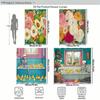 Vibrant & Fun Themed Polyester Shower Curtain - Stylish Bath Decor, Creative Bathroom Polyester For Home & Hotel