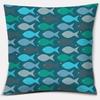 Home Office Decoration Pillow Bedroom Sofa Car Cushion Cover Blue Green Fresh  Series