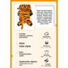 Warm Fce Lined Autumn Winter Dog Clothes Tiger Transformation Suit for Bichon Pomeranian I Fold S Four Legged Suit