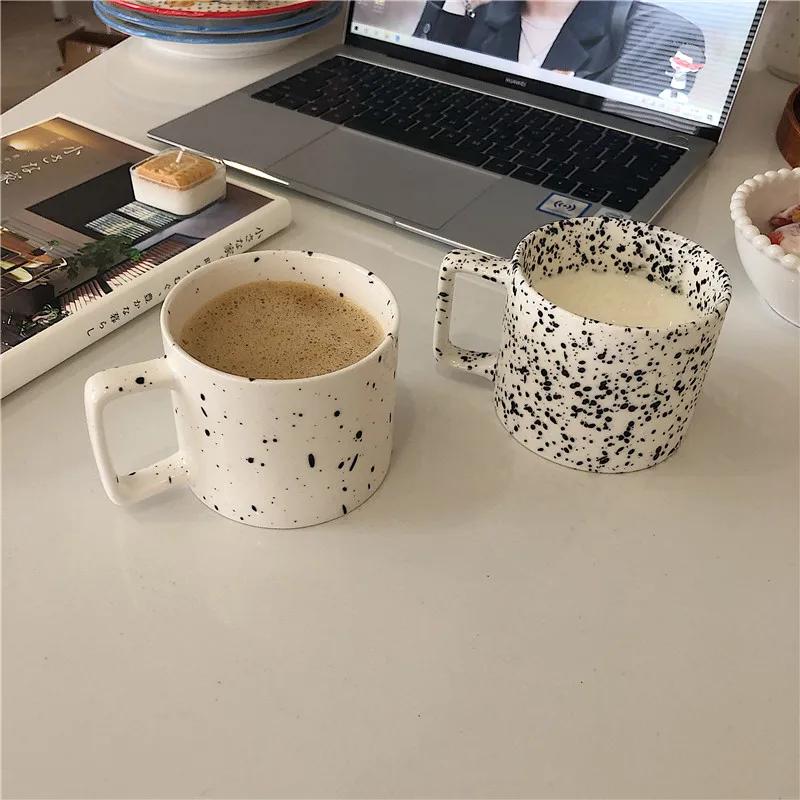 Ceramic Mug Creative Design Nordic Mugs Ins Square Handgrip Cups Coffee Mug Milk Tea Cups Drinkware Mugs Coffee Cups
