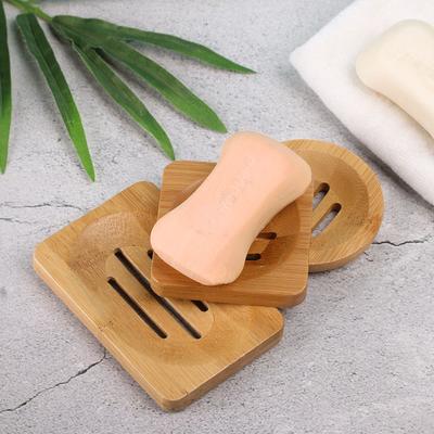 Durable Bamboo Wood Soap Dish Box Portable Home Soap Tray Container Bathroom Wash Shower Toilet Bamboo Box