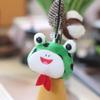 Stuffed Doll Red Scarf Frog Plush Pendant Cartoon Frog Frog Plush Keyring   Birthday Gifts