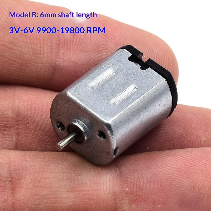 1/5Pcs Dc 3V 3.7V 5V 6V 12V High Speed Micro Electric Motor Ff-030 Mini Mute 030 Motor Diy Hobby Toy Lock Car Av Device