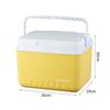 6L Camping Cooler Box Multipurpose Portable Ice Bucket Outdoor Hard Cooler for Camping Picnic Beach Drink Beverage Fishing