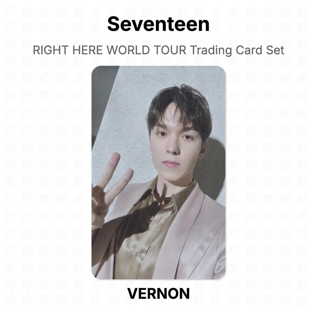 Seventeen RIGHT HERE WORLD TOUR Trading Card Set Official Photocard