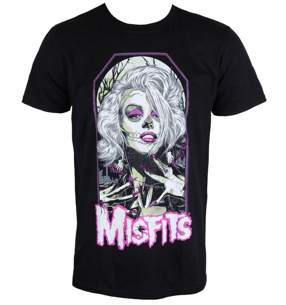 Misfits Razamataz Art Pattern Horror Punk Band Tshirt Casual Street Style Tshirt Suitable For Both Unisex And Unisex