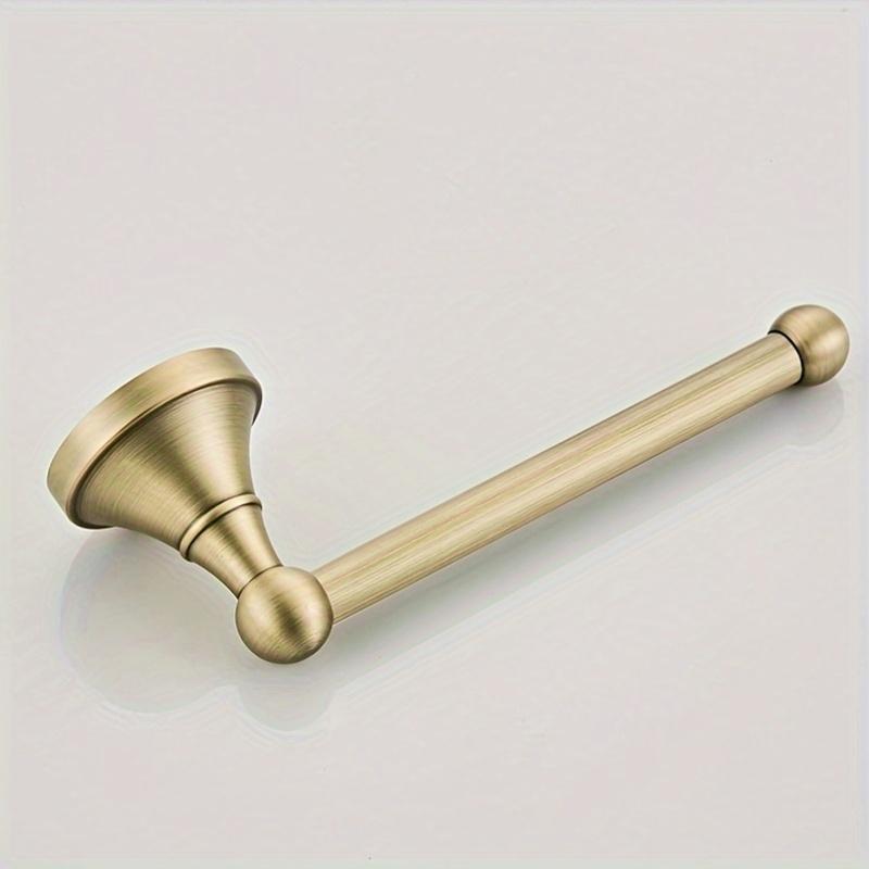 

Античный медный держатель для салфеток Винтажная полка для полотенец для ванной комнаты с состаренной отделкой золотой