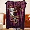 Music T-The K-Killers Throw Flannel Throw Blanket, Lightweight Cozy, Durable Washable cute Cool