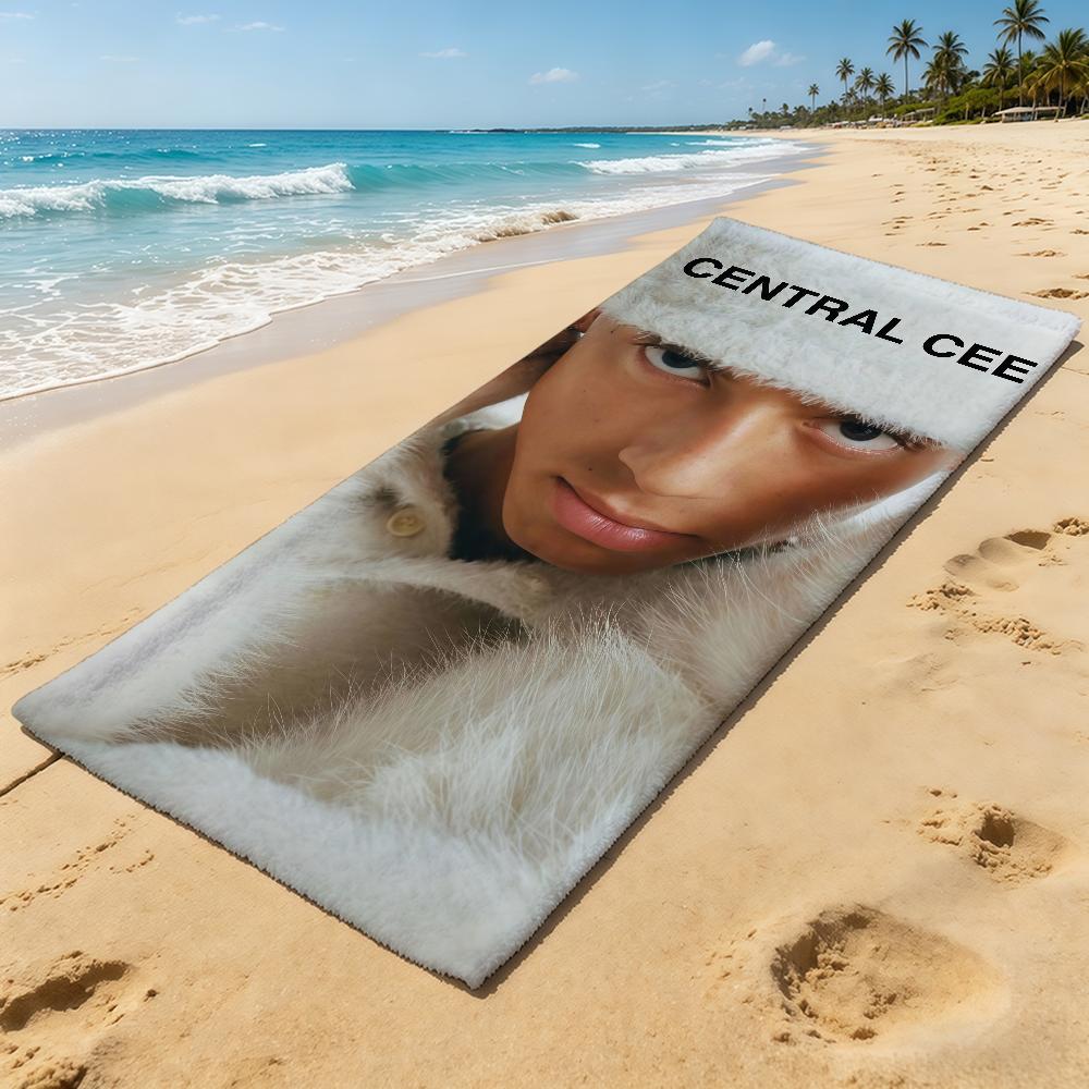 C-Central Rapper C-Cee Towel For Outdoor Camping Beach Towel Super Absorbent Quick-Drying Summer Towel