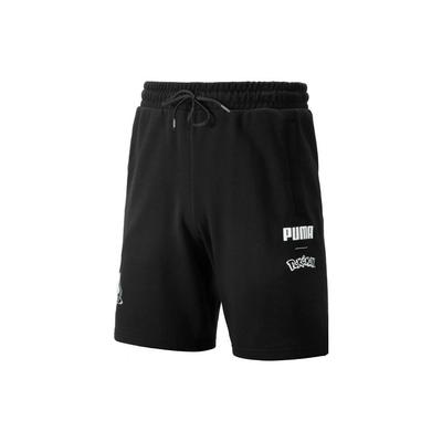X Série Collaboration Pokémon Short Décontracté Imprimé Motif Pokémon Short Homme Noir 538370-01