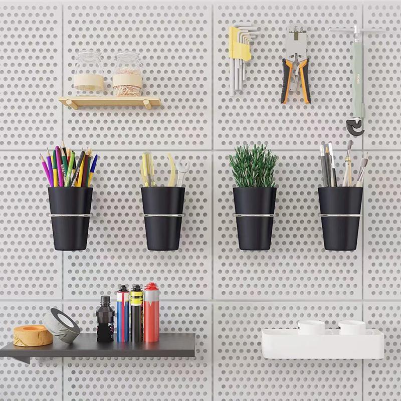 1 Set Pegboard Cup Holder Accessories For Craft Room Hook Baskets Ribbon Organizer Screw Tool For Organizing Accessories Tools