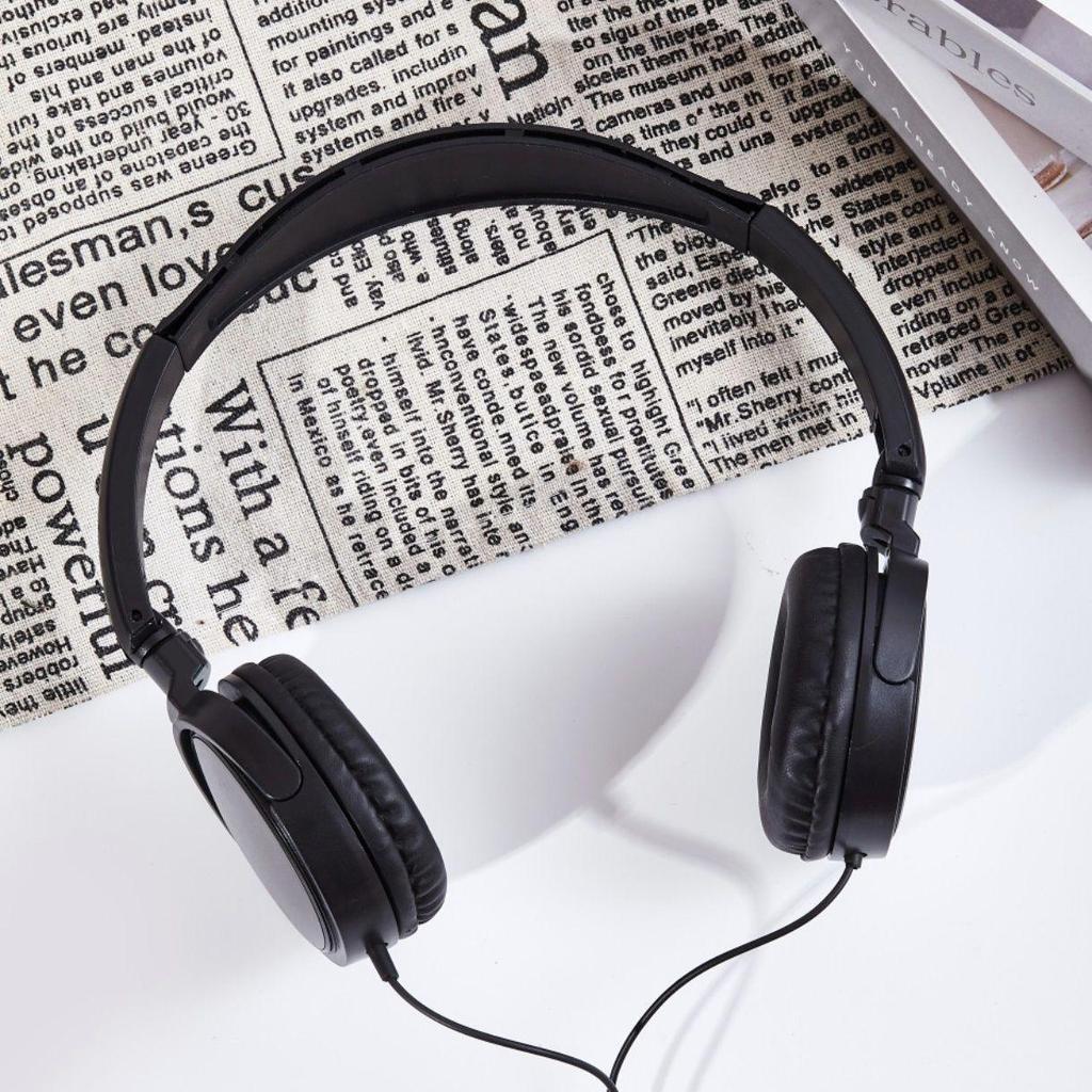 Universal Over-Ear Headphones for Electric Keyboard, Guitar, and Piano (2m-3m Cable, 6.5 To 3.5mm Adapter)