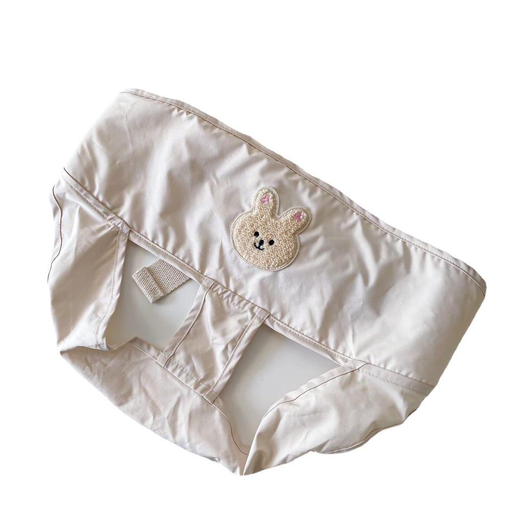 Korean-Style Portable Baby High Chair with Safety Harness