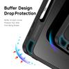 For Apple iPad 10.2 2026/iPad Pro 12.9 11/iPad Air 4 5 Case Detachable Tablet Multiple Stand Angles Clear Back Cover Mini 6