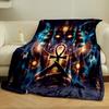 "Ancient Egyptian Ankh and Cosmic Glow" Print Blanket Soft and Cozy Perfect for the Living Room Bed Sofa or a Nap,gift