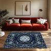 Moroccan Area Rug Vintage Persian Carpet Bohemian Floor Mat Home Decor Living Room Bedroom Non-Slip Washable Floor Covering