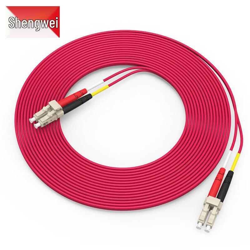 

Shengwei Telecom-Grade Armored LC-LC Multimode Duplex Fiber Patch Cable 3m