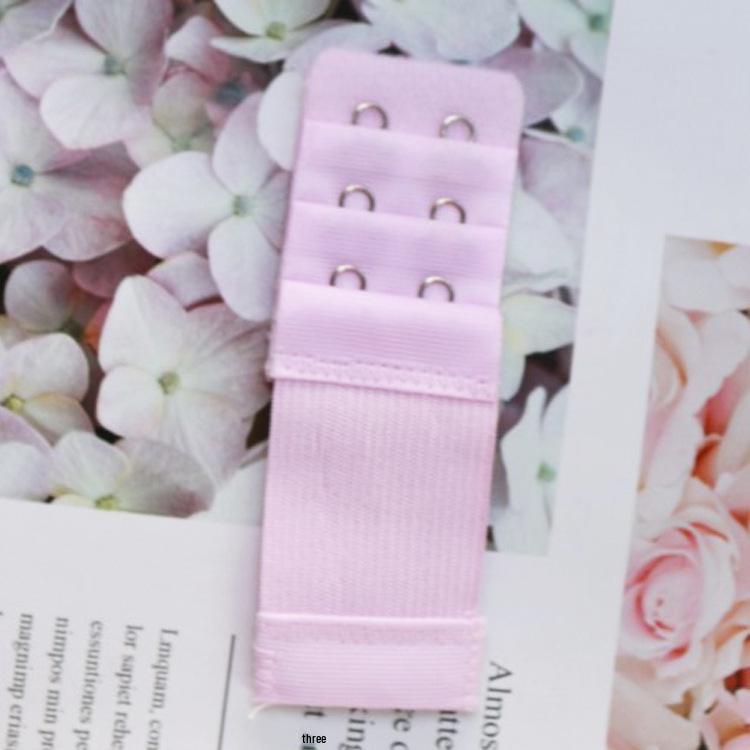 Extensie Sutiene cu Cârlig Dublu din Oțel Inoxidabil, Extensie Elastică cu Trei Rânduri.