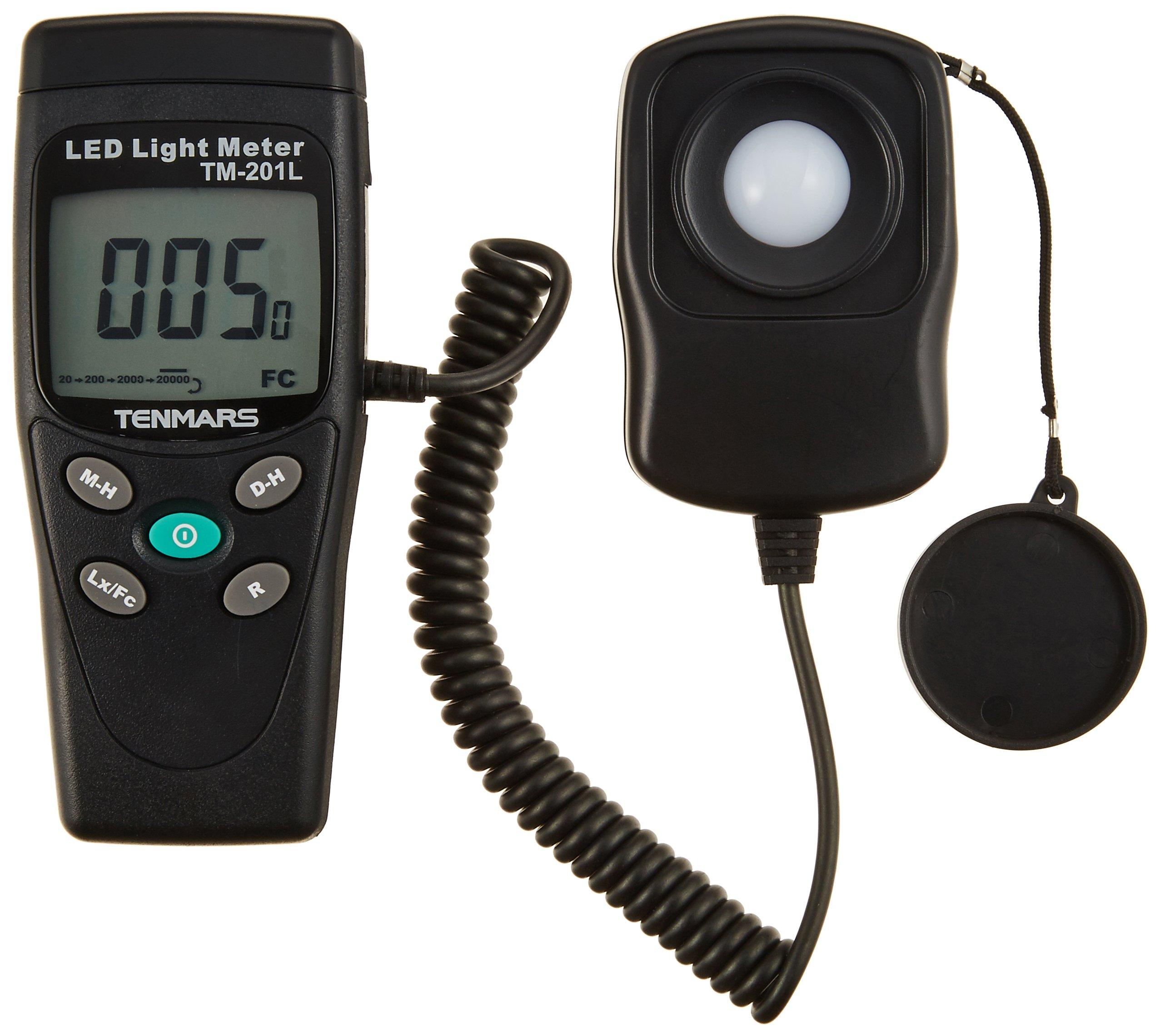

TENMARS Digital Illuminance Meter white LED TM-201L (for light)