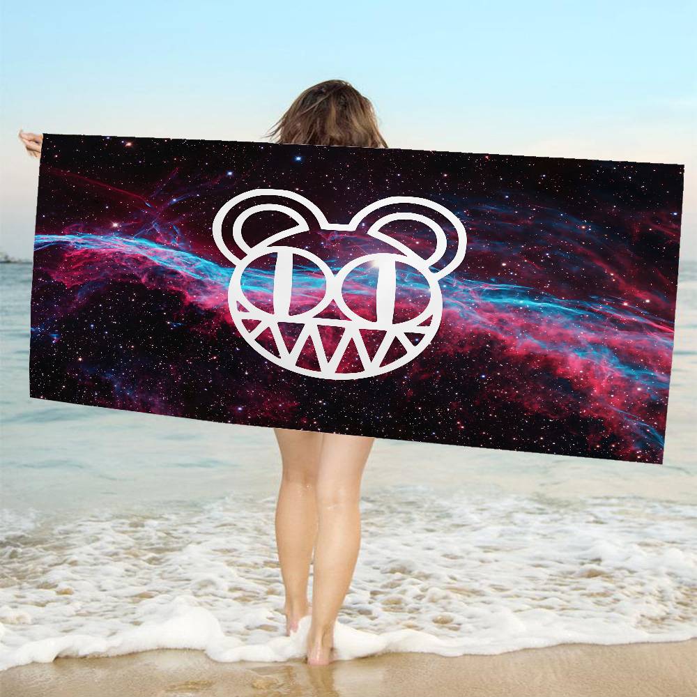 Rock Band R-Radiohead Musik Mikrofaser Decke Schnelltrocknende Strandtücher Übergröße Druck Super Saugfähige Pool Handtuch Decke
