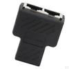 Y Adapter Splitter Network Connector Black