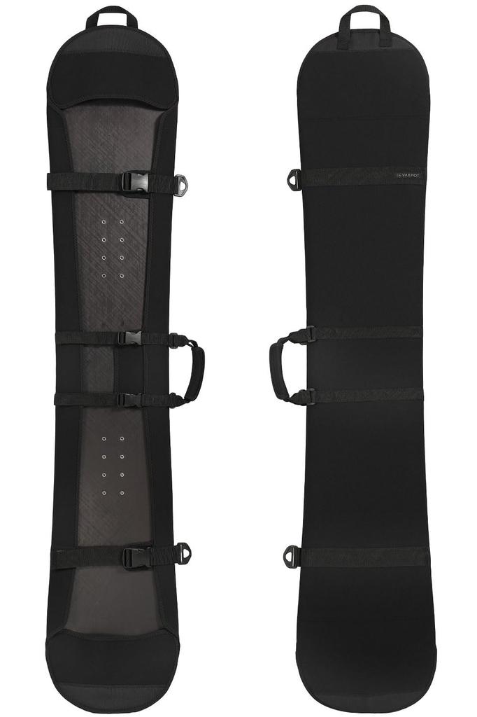 VAXPOT Snowboard Sole Medium (Back Spot) Cover, Neoprene, 2-Way (Handbag/Shoulder Bag), VA-3406, Black,