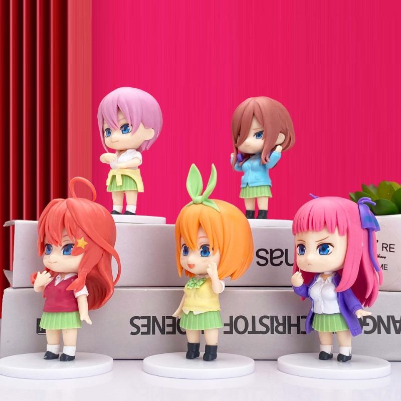 Anime Miku Figures The Quintessential Quintuplets Nino Itsuki Statues Cute Ichika Yotsuba Action Figurine Decor Desk Accessories