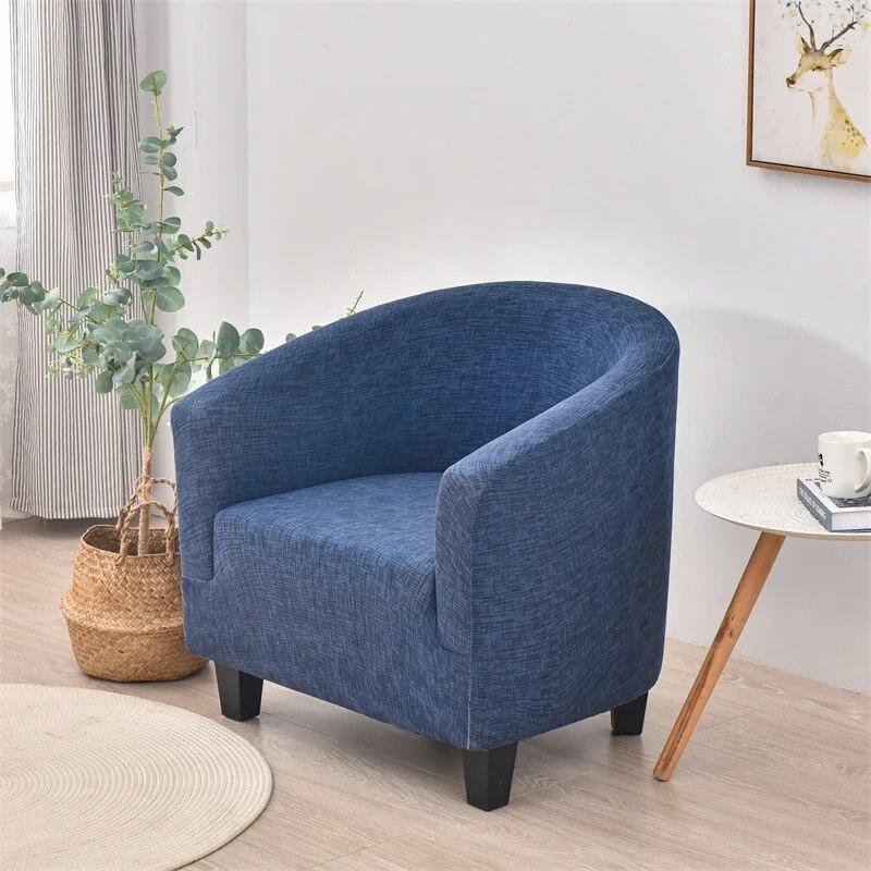 Floral Club Bath Tub Chair Cover Spandex Single Armchairs Cover Stretch Sofa Couch Slipcover for Living Room Furniture Protector