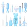 13pcs Baby Health Care Grooming Kit Nail Clipper Thermometer Toothbrush Nasal Aspirator Set