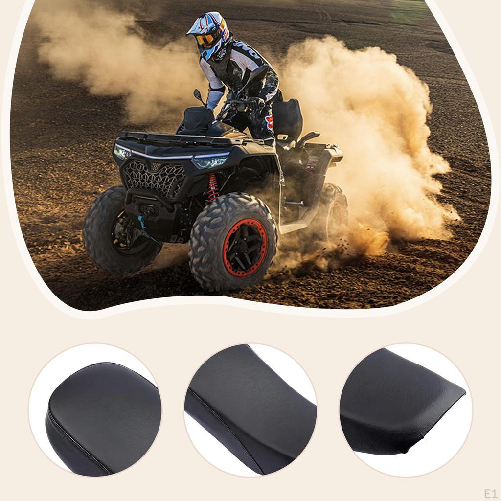 Universal ATV Seat Saddle 20.8x7.5inch Foam Padding Replacement for 50-110cc Quick Installation