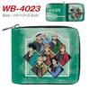 Jujutsu Kaisen Short Wallet Anime Cartoon Leather Bifold Card Holder Coin Purse for Students Men Women