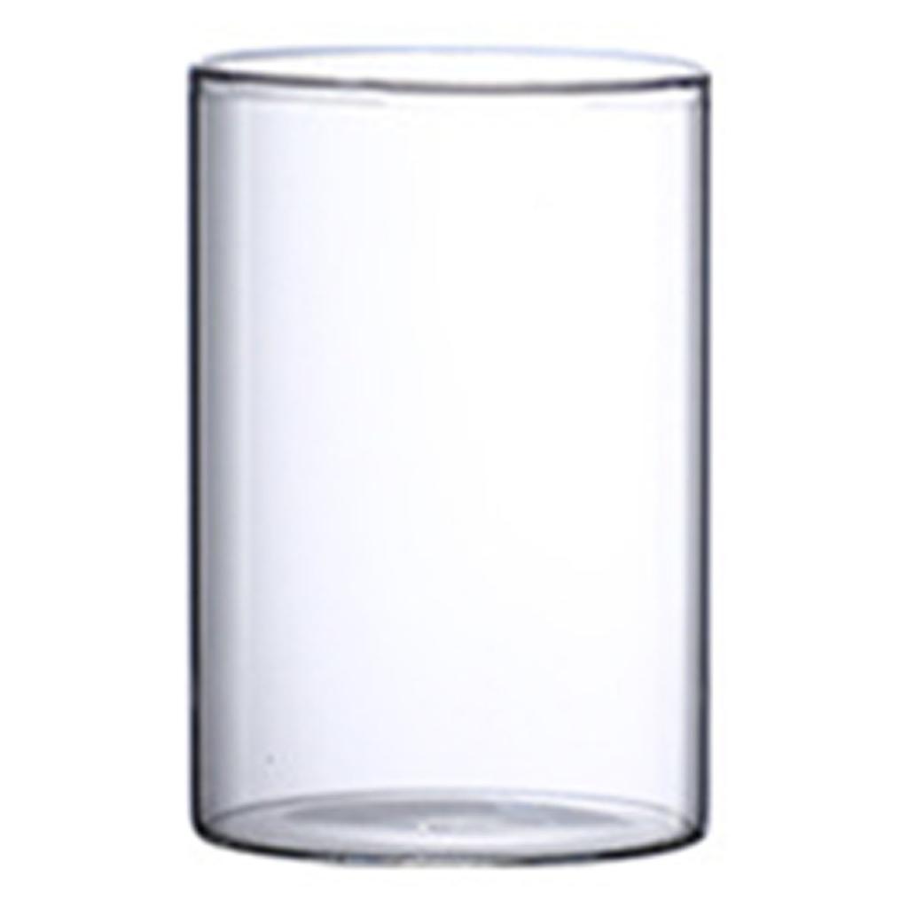 Clear Glass Flower Vase Tabletop Borosilicate Vases Floral Arrangements for Home Office Wedding Table