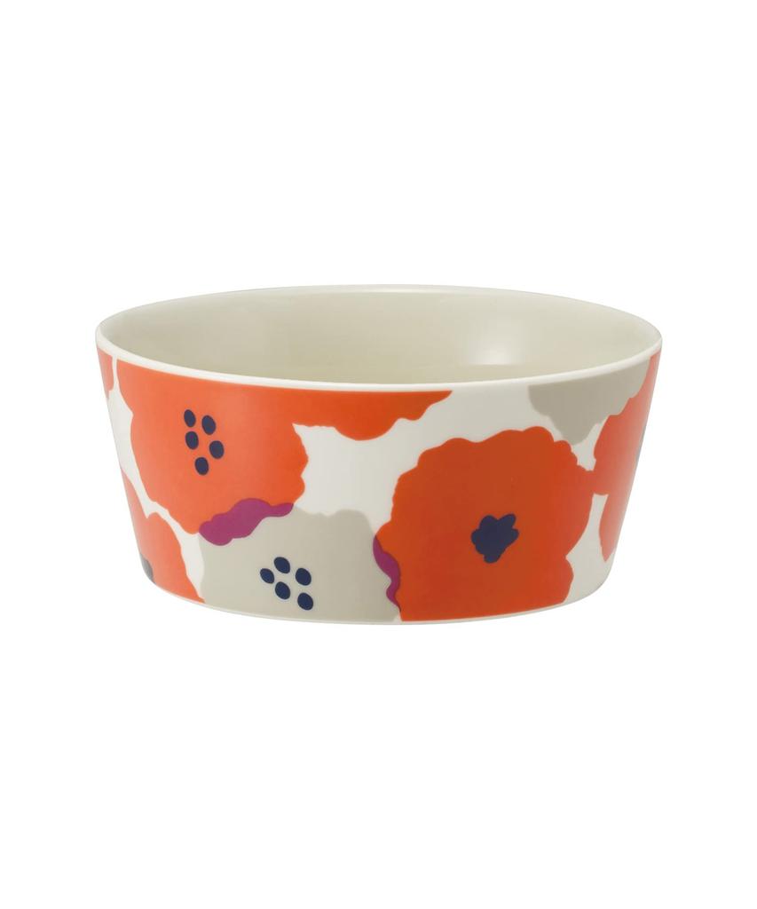 Patterns Petit Scandinavian Retro Stylish and Microwave and Dishwasher Peony Red Wpc. Bowl, Style, Cute, Safe, W050-085