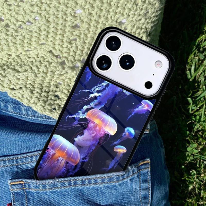 Magic Jellyfish Soft Mobile Phone Case Compatible with IPhone 17 16 15 14 13 12 11Pro Max 17 Air Cover