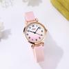 Fashion Gradient Dial Women Watches High Quality Ladies Quartz Watch Leather Wristwatches Ladies Clock Gift Montre Femme Reloj